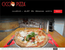 Tablet Screenshot of cicciopizza.com